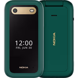 Nokia 2660 Flip, Clapet, Double SIM, 7,11 cm (2.8"), 0,3 MP, 1450 mAh, Vert