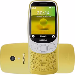 HMD Nokia 3210 (2024), Barre, Double SIM, 6,1 cm (2.4"), 2 MP, 1450 mAh, Or