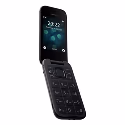 HMD 2660 Flip, Clapet, Double SIM, 7,11 cm (2.8"), 0,3 MP, 1450 mAh, Noir