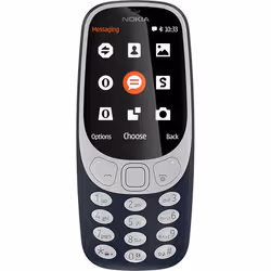Nokia 3310, Barre, Double SIM, 6,1 cm (2.4"), 2 MP, 1200 mAh, Bleu