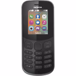 Nokia 130 Dual-SIM, Barre, Double SIM, 4,57 cm (1.8"), Bluetooth, 1020 mAh, Noir