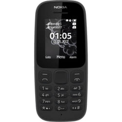 Nokia 105 DS Noir Téléphone numérique