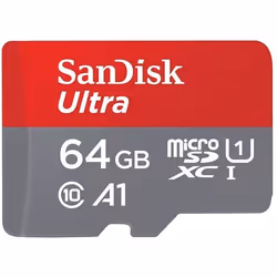 Cartes mémoire microSDXC Ultra 64 Go SanDisk - Lot de 2 + Adaptateur SD