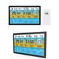 STATION METEO GRAND ECRAN PRO COULEUR WIFI HEURE/ANEMOMETRE/PLUVIOMETRE EXTERIEURE compatible Application TUYA