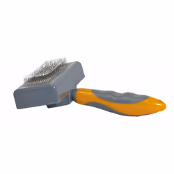 Brosse pour chiens et chats Pet WhizÉliminez les poils en appuyant tout simplement sur un bouton !Efficacité maximum La bross ...