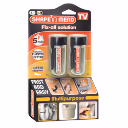 Shape'n Mend® est une pâte à coller.Pour l'appliquer, il suffit de coupez, mélangez, et appliquez la pate. Elle convient pour ...