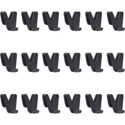 Lot de 18 crochets de rangement Space Hangers Venteo Organisation de placard pour gain de place - Pour vêtement et accessoire - Crochets de