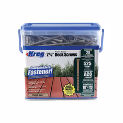Vis de terrasse pour système de gabarit de terrasse Vis pour platelage en Protec-Kote - résistant à la rouille / à la corrosi ...