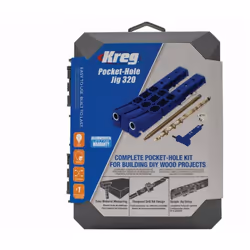 Description générale Le Kreg® Pocket-Hole Jig 320 est un outil essentiel pour tous les amateurs de bricolage, facilitant l'as ...
