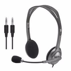 Casque audio - Logitech - H110/H111 - Stéréo - Microphone 3.5mm - Filaire