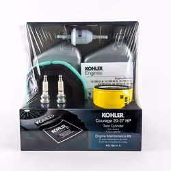 Kit d'entretien pour moteur KOHLER Courage Twin bicylindre 20 à 27 CV SV710 à SV740 Le kit comprend : 1 Filtre à huile 52 050 ...