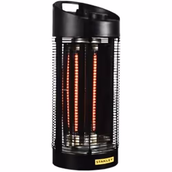 Caractéristiques du radiateur électrique rayonnant infrarouge 1200W - fonction oscillation - noir - Stanley : Modèle : radiat ...