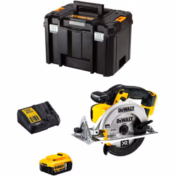 Scie Circulaire DeWALT DCS391 - Conception extrêmement durable avec une semelle en alliage de magnésium et un carter de lame  ...