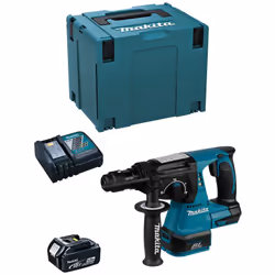 Perfo-Burineur MAKITA DHR243 - Moteur BL Brushless : l'énergie produite par le moteur est plus efficace, augmente la producti ...