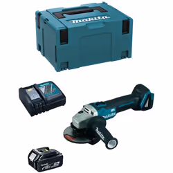 Mini-Meuleuse MAKITA DGA504 - Mini-Meuleuse 18V avec moteur BL Brushless, meilleure performance que le modèle précédent (DGA4 ...