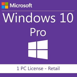 Logiciel - Microsoft - Windows 10 Professionnel - Licence à vie - Clé authentique - 32/64 bits