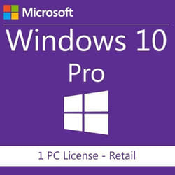 Logiciel - Microsoft - Windows 10 Professionnel - Licence à vie - Clé authentique - 32/64 bits