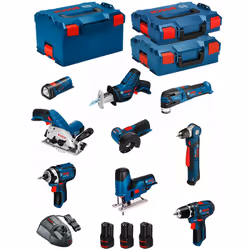 BOSCH Kit 12V BMK9-28BD3 Perceuse-Visseuse BOSCH GSR 12V-15 Professional - Sa conception extrêmement réduite de 169 mm offre ...