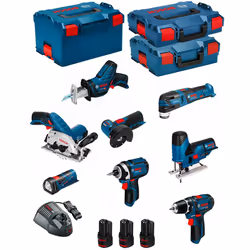 Description générale Le kit BOSCH 12V BMK8-28BD3 comprend des outils professionnels compacts et performants, idéaux pour les ...