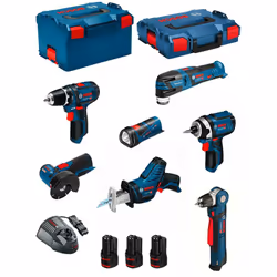 BOSCH Kit 12V BMK7-28CD3 Perceuse-Visseuse BOSCH GSR 12V-15 Professional - Sa conception extrêmement réduite de 169 mm offre ...
