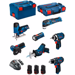 BOSCH Kit 12V BMK7-28BD3 Perceuse-Visseuse BOSCH GSR 12V-15 Professional - Sa conception extrêmement réduite de 169 mm offre ...
