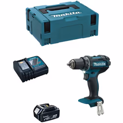 Perceuse-Visseuse MAKITA DDF482 - Nouvelle Perceuse-Visseuse plus compacte que le modèle précédent (DDF456) - Moteur 4 pôles, ...