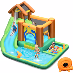Description générale Le château aquatique gonflable est l'aire de jeux idéale pour les enfants, permettant à cinq d'entre eux ...