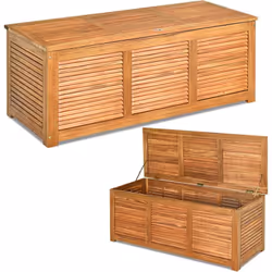 Description générale Notre banc de rangement en bois d'acacia certifié FSC est parfait pour l'intérieur comme pour l'extérieu ...