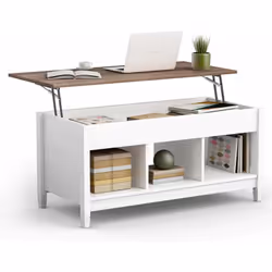 Sp é cifications : Matériaux : panneaux de particules + bois massif + acier Dimensions du produit : 104,5 x 49 x 62,5 cm (L x ...