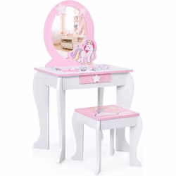 Caractéristiques : Permet à votre petite fille de réaliser son rêve de princesse Sert de coiffeuse et de bureau grâce à son p ...