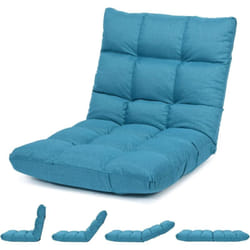 Canapé Paresseux Tatami Pliable Chaise de Plancher Coussin de Chaise de Lit Siège de Sol pour Maison, Bureau 105 x 57 x 15 cm - Costway