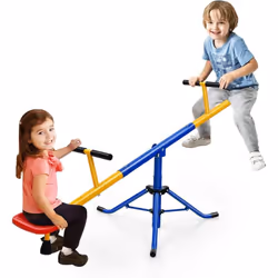 À propos de cet article 【Rotation à 360 degrés :】En plus du mouvement de haut en bas, cette balançoire à bascule pour enfants ...