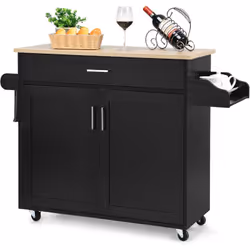 Matériaux: MDF + bois composite Dimensions du produit: 116 x 40 x 85 cm (L x l x h) Poids maximum supporté par le comptoir: 5 ...