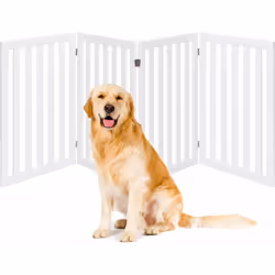 【Pivotement à 360° pour diverses configurations】cette barrière pour animaux se compose de 4 panneaux reliés par des charnière ...