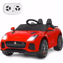 COSTWAY Voiture Électrique 12V pour Enfants 3-8 Ans ——Cadeau de Noël ou d'anniversaire idéal pour les enfants Attributs : 2 m ...