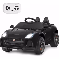COSTWAY Voiture Électrique 12V pour Enfants 3-8 Ans ——Cadeau de Noël ou d'anniversaire idéal pour les enfants Attributs : 2 m ...