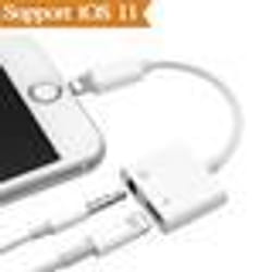 2 en 1 Lightning Adaptateur Chargeur Pour iPhone X iPhone 8/ 8 Plus.iPhone 7 / 7 Plus. Adapter casque de musique Vers 35 mm Casque