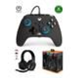 Manette de jeu - XBOX - EDITION Officielle - Sans fil - Vibration - Couleur Noir/Bleu