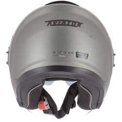 Astone Aviator Casque Jet, noir-gris, taille XS pour Hommes