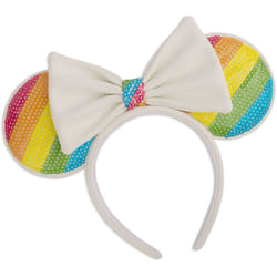 Loungefly x Disney MinnieMouse Rainbow Oreilles à paillettes