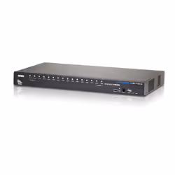 ATEN Commutateur KVM HDMI/audio USB 16 ports, 1920 x 1200 pixels, WUXGA, 8,66 W, Noir