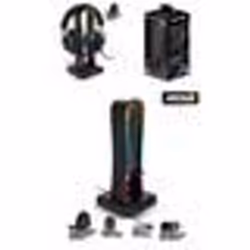 Support Casque - Sentinel - Universel - 4 Ports USB - RGB - Noir