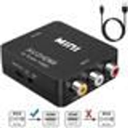 Adaptateur RCA vers HDMI - Non spécifié - Mini AV à HDMI - 1080P - Blanc - Convertisseur