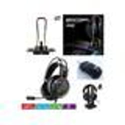 Support Casque USB RGB Gamer - Pro H7 - Compatible PS5 Xbox Switch - Micro flexible - Rétro-éclairage RGB