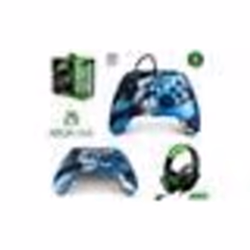 Pack Manette XBOX ONE-S-X-PC Camouflage BLEU METAL EDITION SPECIALE+ Casque Gamer PRO H3 VERT SPIRIT OF GAMER XBOX ONE/S/X/PC