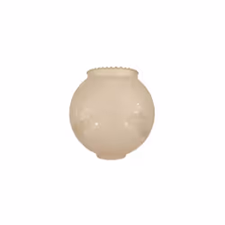 L'abat-jour boule en verre ambré avec un dessin et deux bouches est une option décorative et pratique pour renouveler l'éclai ...