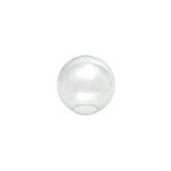 Abat-jour boule en verre transparent 10cm avec ouverture 5cm
