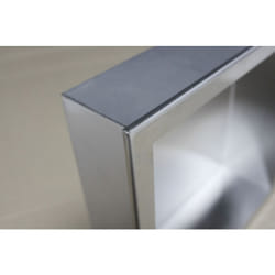 Niche murale de douche, étagère encastrable douche acier inox - 15x60x10cm - BS156010Acier brossé - Bernstein