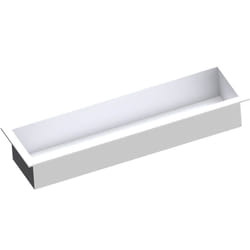 Niche murale de douche, étagère encastrable douche acier inox - 15x60x10cm - BS156010Blanc - Bernstein