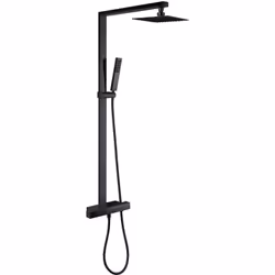 Combiné de douche thermostatique NT6705 avec flexible et douchette à main Savourez le plaisir de prendre une douche avec le s ...